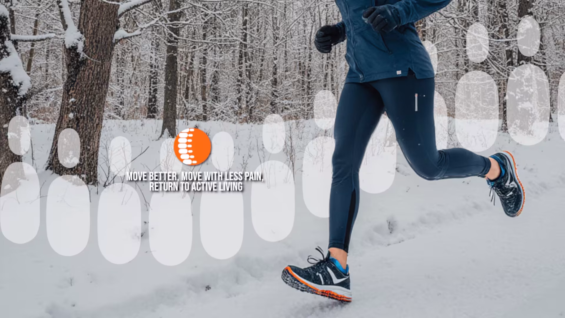 Chiropractic patient running minimizing winter running injuries