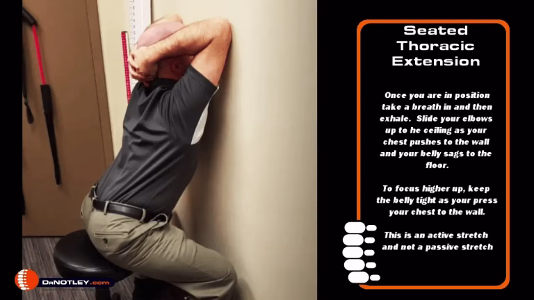 Exercise: Seated Thoracic Extensions