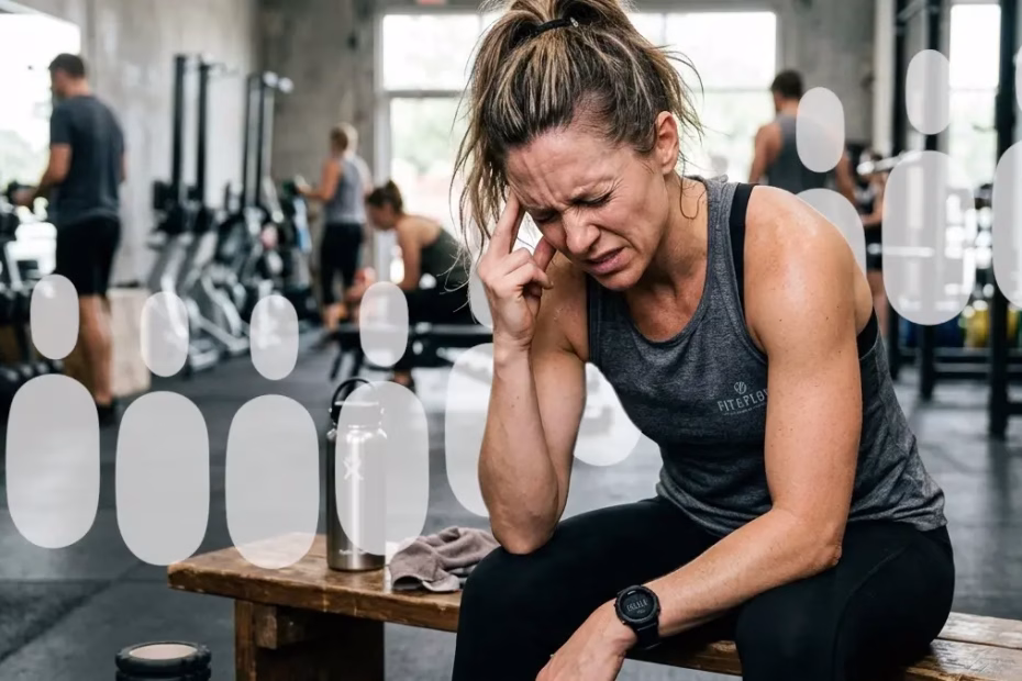 woman suffering with headaches in winnipeg